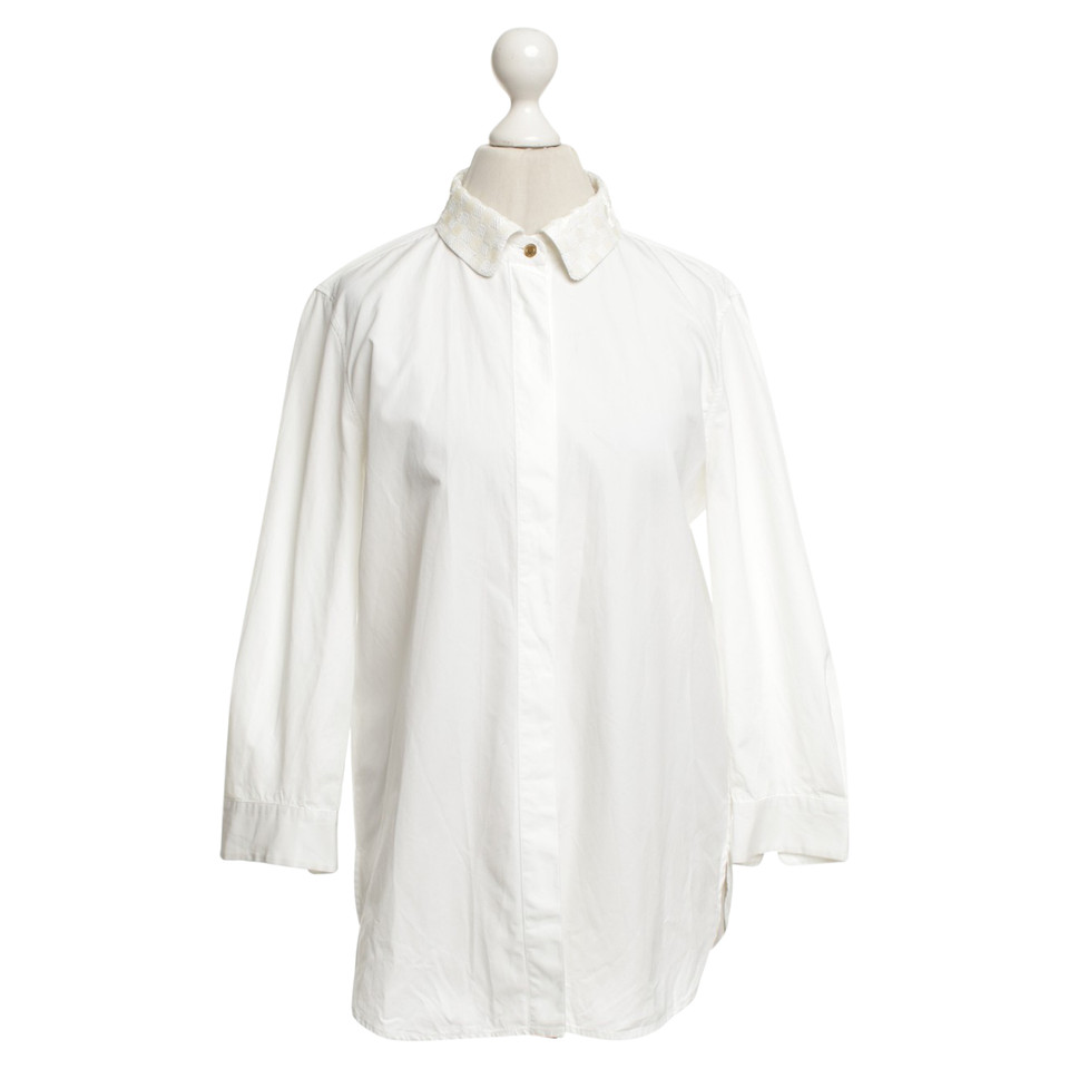 Louis Vuitton Bluse in Weiß
