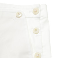 Loro Piana Paire de Pantalon en Coton en Blanc