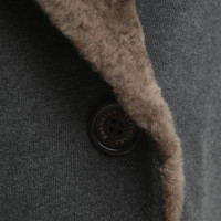 Brunello Cucinelli Veste en coton en gris