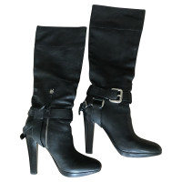 Miu Miu Bottes en Cuir en Noir