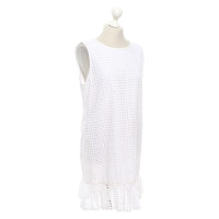 Steffen Schraut Kleid aus Baumwolle in Weiß