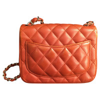 Chanel "Flap Bag Mini Square" in Red