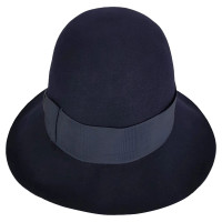 Borsalino Hut/Mütze aus Wolle in Blau