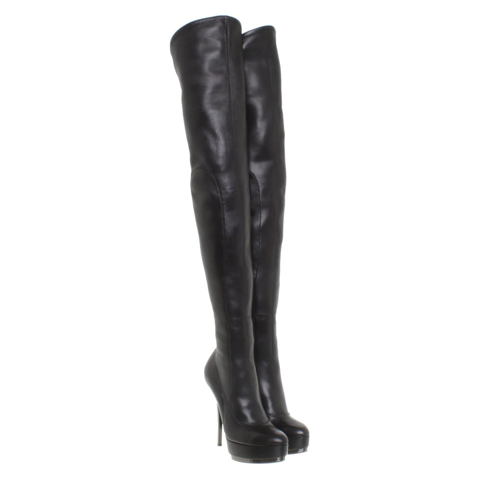 Gucci Overknee boots made of leather