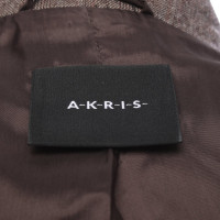 Akris Blazer à motif écossais