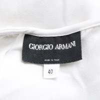 Giorgio Armani Top en Soie en Crème
