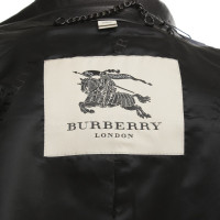 Burberry Giacca in pelle in Black