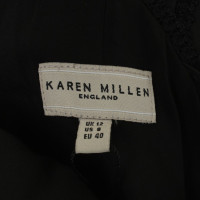 Karen Millen One-Shoulder-Kleid in Schwarz