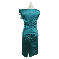 Talbot Runhof Draped satin dress