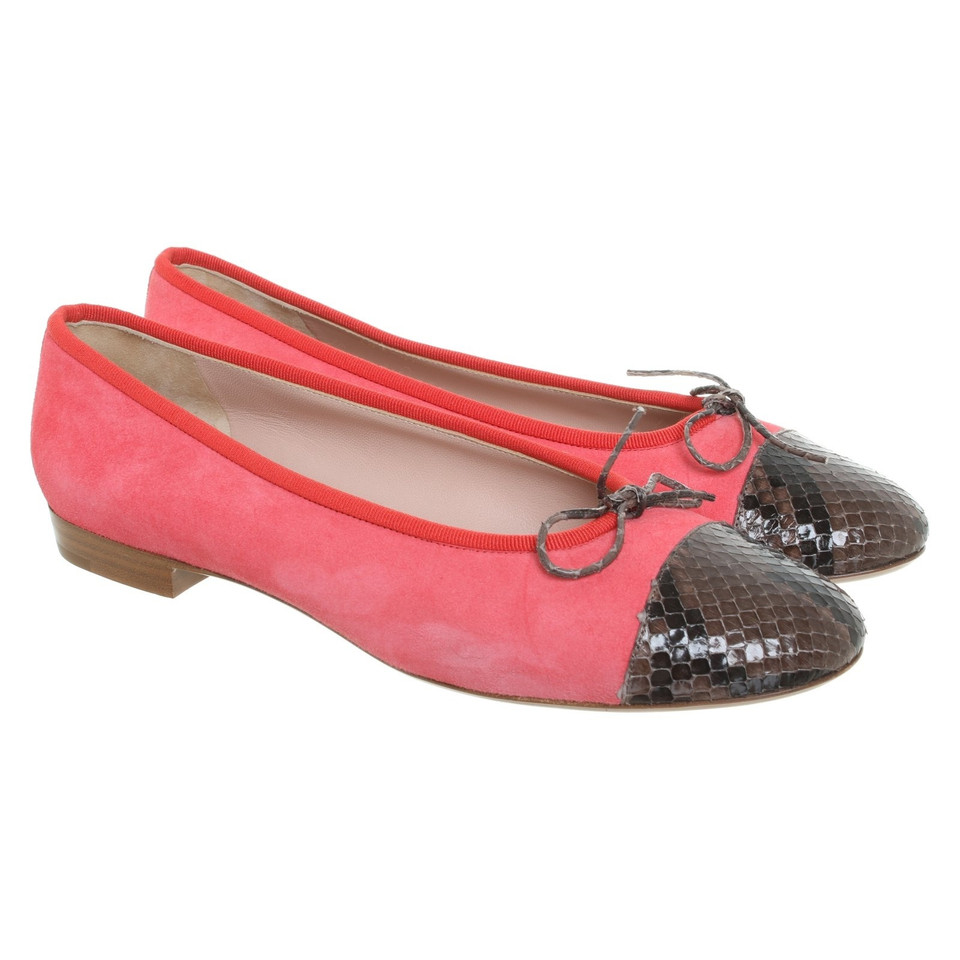 Unützer Ballerinas in coral red