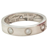 Cartier Love Trauring Weißgold White gold in Silvery