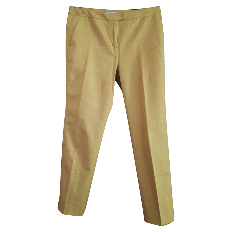Max & Co Trousers Cotton in Yellow