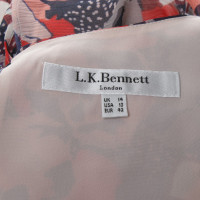 L.K. Bennett Top met een bloemmotief