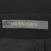 Marina Rinaldi top and skirt in black