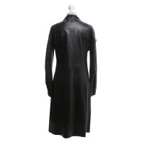 Costume National Lederen jas in zwart