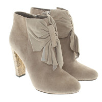 Reiss Beige suede ankle boots