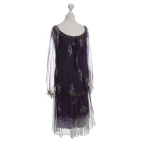 Philosophy Di Alberta Ferretti Purple silk chiffon dress