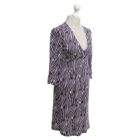Diane Von Furstenberg Robe en soie avec imprimé