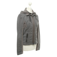 Marc Cain Gray jacket with hood