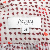 Flowers For Friends Bluse mit Herz-Muster