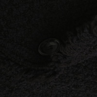 Marc Cain Knit Blazer in Black / Blue