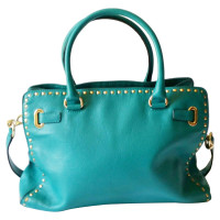 Michael Kors Handbag Leather in Turquoise