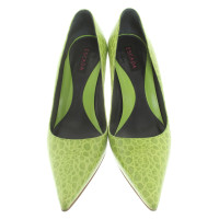 Escada pumps in light green