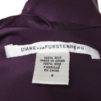 Diane Von Furstenberg top in purple