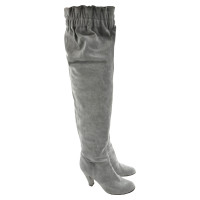 Dolce & Gabbana Boots Suede in Grey