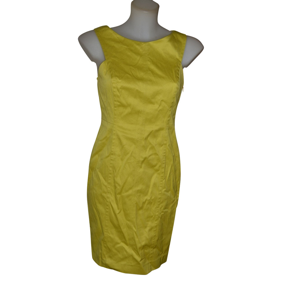 Hoss Intropia Kleid aus Baumwolle in Gelb