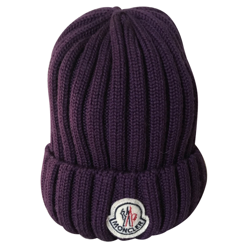 Moncler Hoed/Muts Wol in Violet