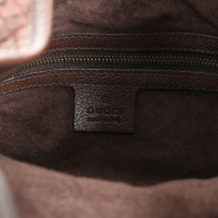 Gucci Babouska Shoulder Bag Leer in Bruin