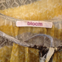 Bloom Semi-transparent silk blouse