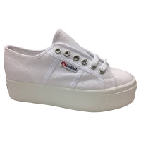 Superga Sneakers aus Baumwolle in Weiß