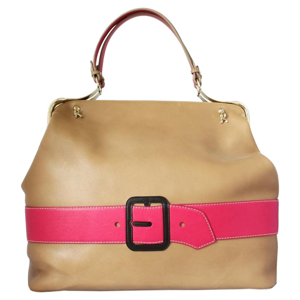 Roberta Di Camerino Handtasche aus Leder in Beige