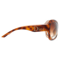 Christian Dior Sonnebrille mit Schildpattmuster