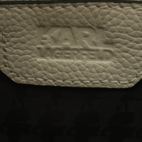 Karl Lagerfeld Sac à bandoulière en blanc cassé