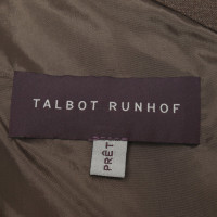 Talbot Runhof Kleid aus Viskose in Braun