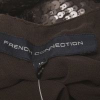 French Connection Robe à paillettes en marron