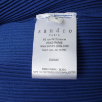 Sandro Top with pleats in royal blue