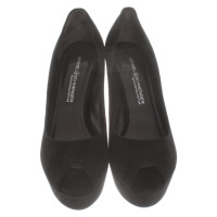 Kennel & Schmenger pumps en daim noir