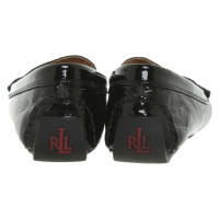 Ralph Lauren Slippers/Ballerinas Patent leather in Black