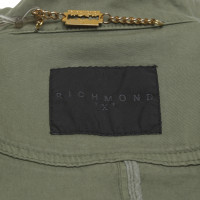 Richmond Jacke/Mantel aus Baumwolle in Oliv