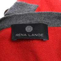 Rena Lange Twinset in red / grey