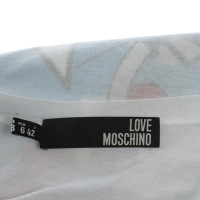 Moschino Love T-Shirt mit buntem Print
