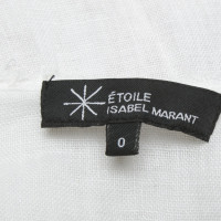 Isabel Marant Etoile Oberteil aus Leinen in Weiß