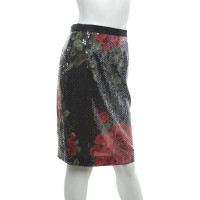 Escada skirt with sequin trim