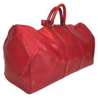 Louis Vuitton Keepall 55 in Rosso