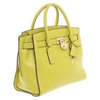 Michael Kors "Hamilton Satchel" in green