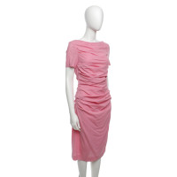 Talbot Runhof Dress Wool in Pink